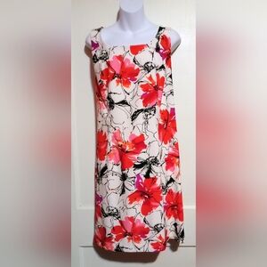 🛍️ BUNDLE ONLY 🛍️Perceptions Floral Dress - Red and Black